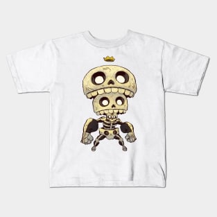 King Skeleton Ready for Business Kids T-Shirt